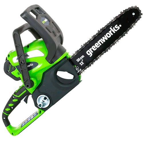 Пила аккумуляторная цепная Greenworks 30 см 40V G40CS30, без АКБ и ЗУ