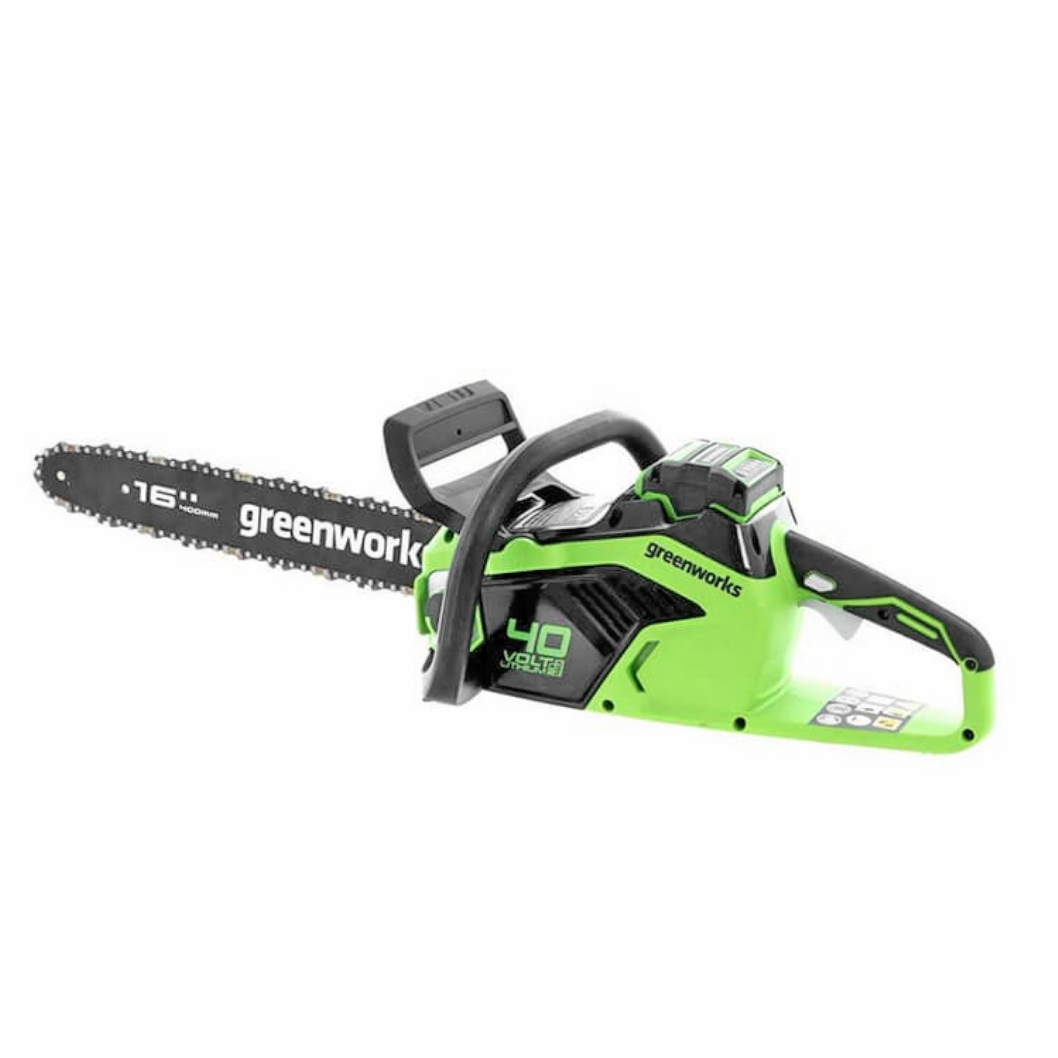 Пила аккумуляторная цепная Greenworks 40 см 40V GD40CS18 2005807, до 1,8 кВт, бесщёточная, без АКБ и ЗУ
