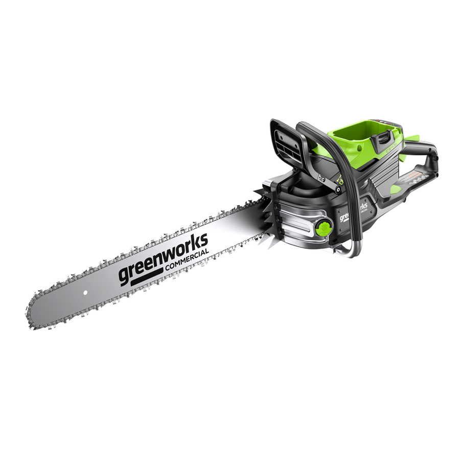 Пила цепная 51 см (5 кВт) аккумуляторная Greenworks 82V OCS800 2009707, бесщёточная, без АКБ и ЗУ