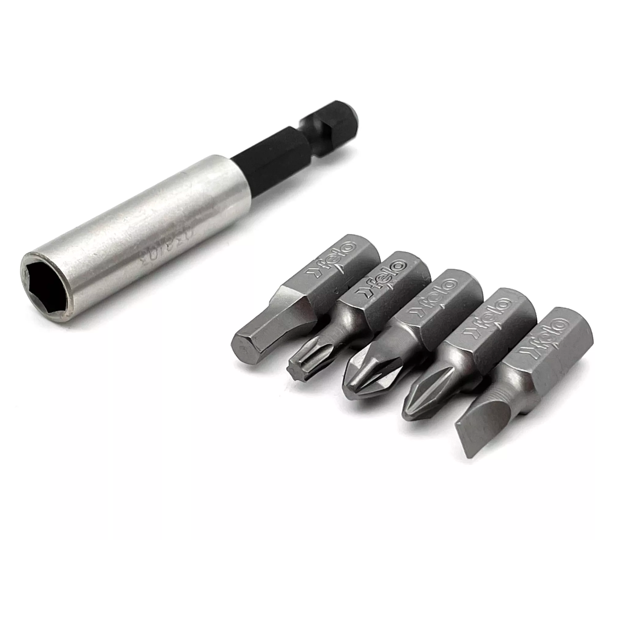 Набор бит SL/PH/PZ/Hex/Tx 30 шт и битодержатель в кейсе FELO 02013116