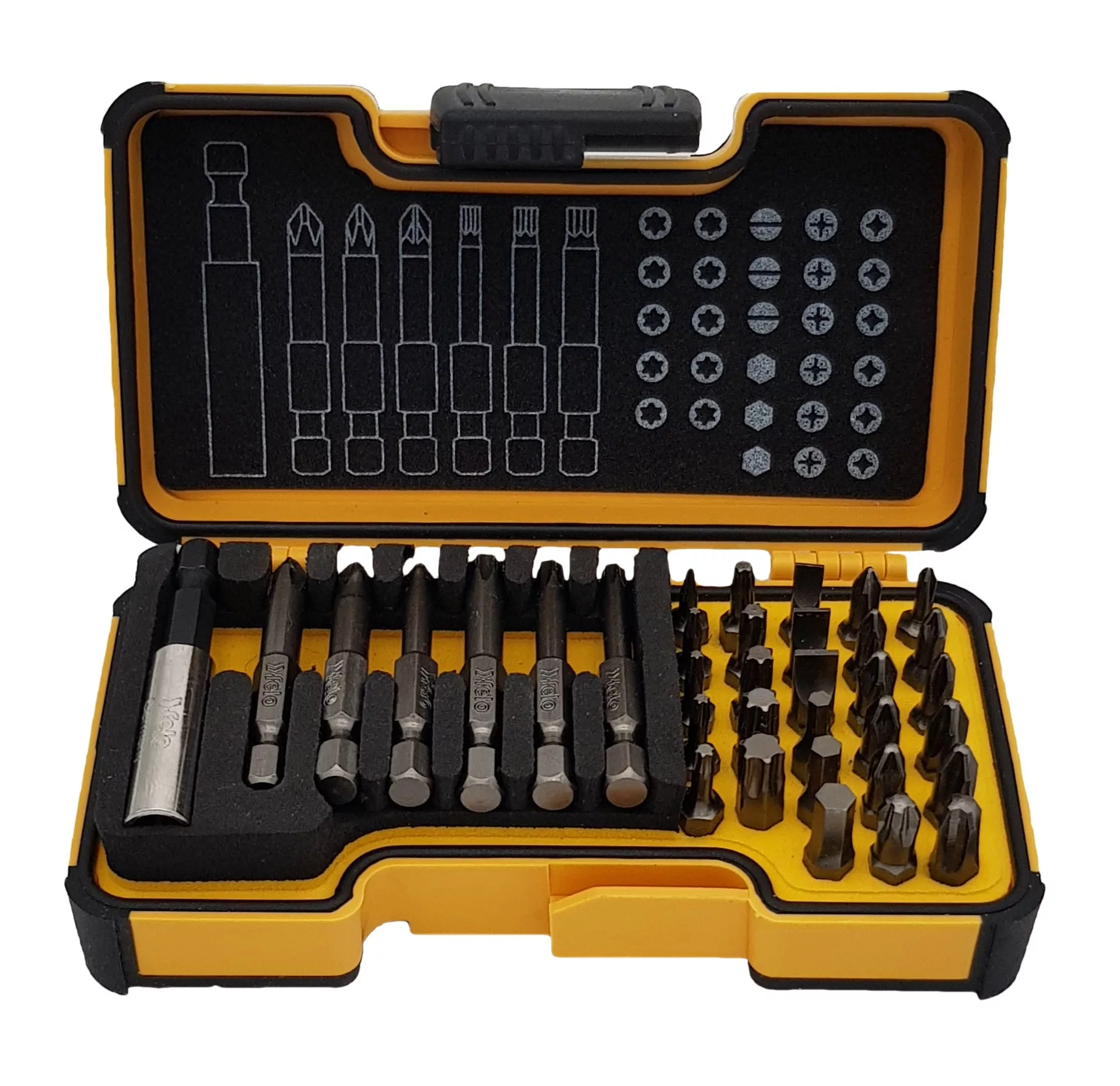 Набор бит "FELO Bits 35" в кейсе34 шт.+магнит.держ., серия 020 FELO 020 735 16